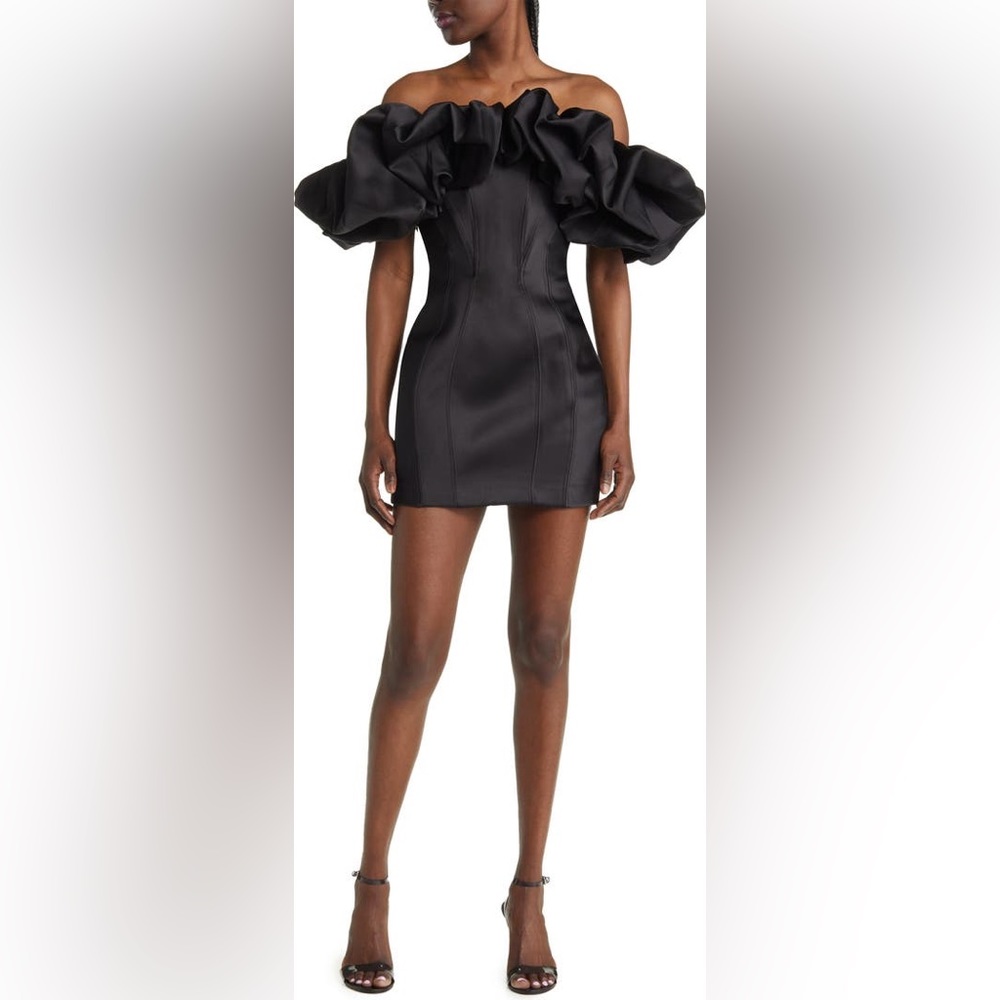 House of CB Puff Off the Shoulder Minidress size XS